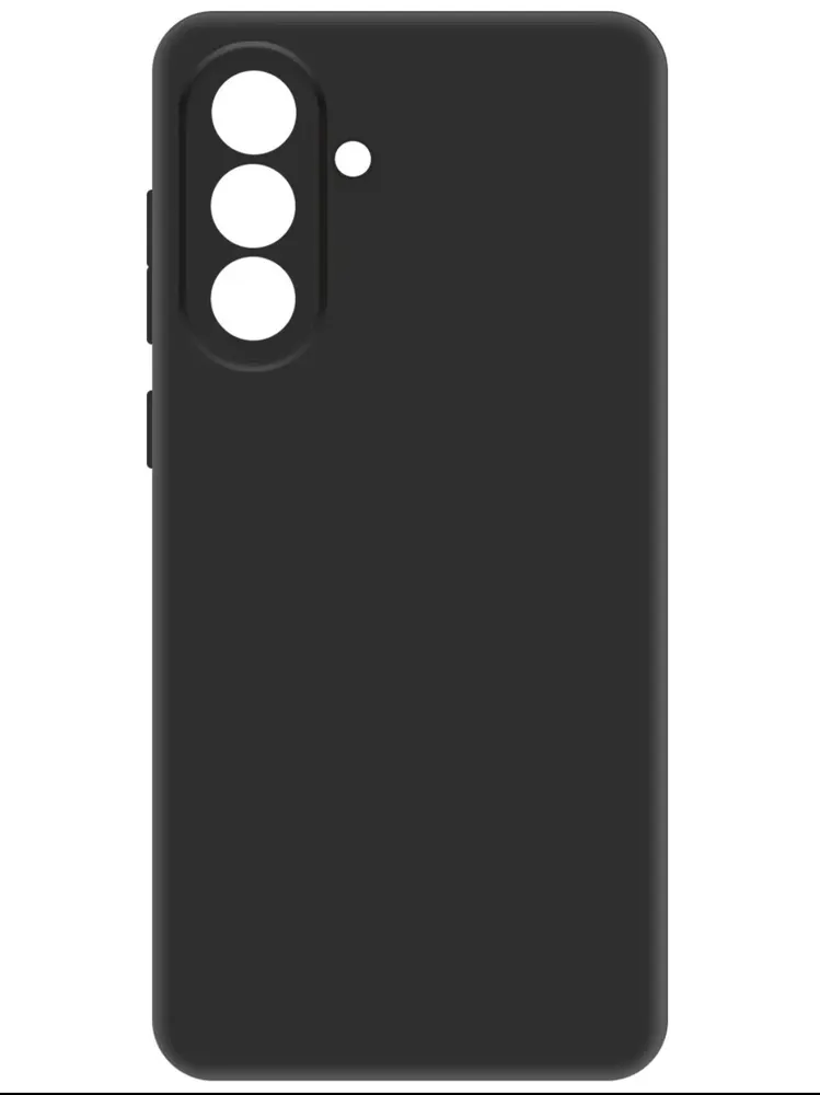 Чехол-накладка Fashion Case для Samsung Galaxy A36/A56 силиконовый (черный)