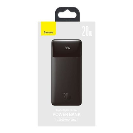 Внешний аккумулятор Baseus Bipow Digital Display Power bank 10000mAh 20W (черный) (PPBD10K)
