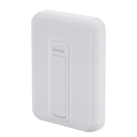 Внешний аккумулятор Benks MP09 Mini MagSafe 6000mAh Type-C/подставка (белый)