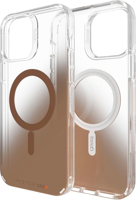 Чехол-накладка Zagg Milan Magsafe Snap для iPhone 13 Pro пластиковый (золотой)