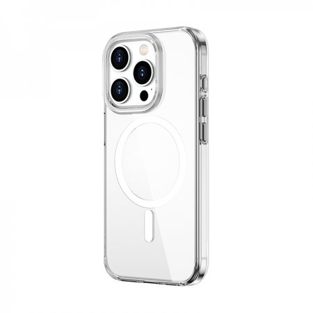 Чехол-накладка Wiwu Crystal Case Magsafe для Apple iPhone 15 Pro пластиковый (прозрачный)