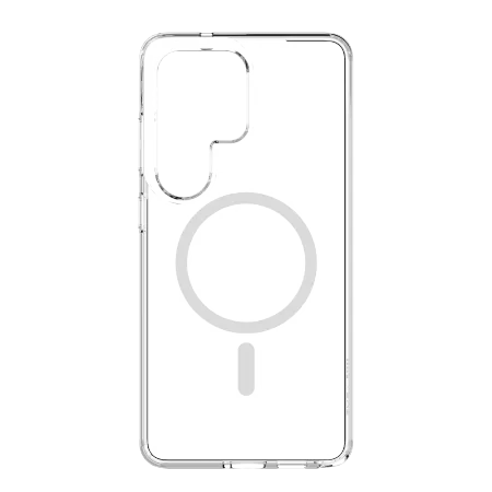 Чехол-накладка Clear Case Magsafe для Samsung Galaxy S26 Ultra силиконовый (прозрачный)