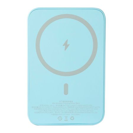 Внешний аккумулятор Benks MP10 Mini MagSafe 6000mAh Type-C (голубой)