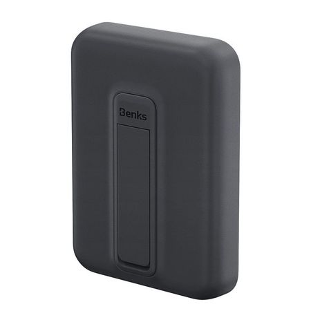 Внешний аккумулятор Benks MP09 Mini MagSafe 6000mAh Type-C/подставка (черный)