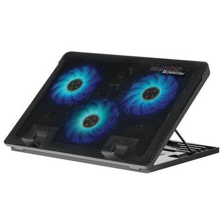 Подставка для ноутбука Defender (NS-501) 17″ 2 хUSB/3 вентилятора (черный)