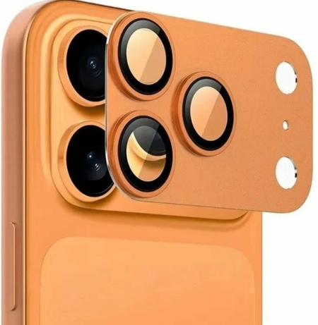 Защитное стекло на камеру Supglass (GG-36) для Apple iPhone 17 Pro Max (оранжевый)
