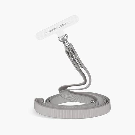Ремешок-кроссбоди Keephone Bandon Magnetic Strap для смартфона (серый)