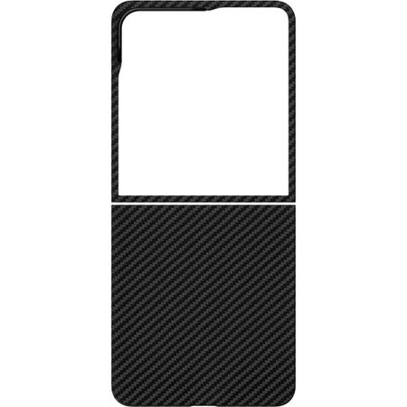 Чехол uBear Supreme Kevlar Case для Samsung Galaxy Z Flip 8 чёрный (CS664BL69SP-SZ26M)