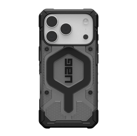 Чехол-накладка UAG Pathfinder MagSafe для Apple iPhone 17 Pro Max пластиковый прозрачный (черная рамка)