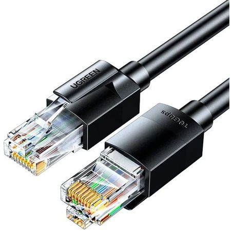 Кабель для компьютера Ugreen NW315 Cat6A/UTP Ethernet Cable 1.5 м чёрный (55156)