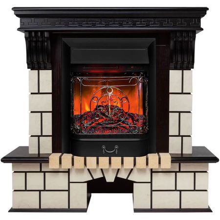 Камин RealFlame Stone New STD AO + Majestic LUX BL