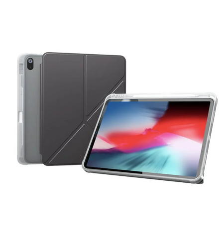 Чехол-книжка WIWU Classic III Case для Apple iPad Air 4/5 и Air 11 (2024/2025) (полиуретан с подставкой) (GF-003) (черный)