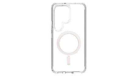Чехол-накладка KWI-NI Magsafe для Samsung Galaxy S24 Ultra силиконовый (прозрачный)