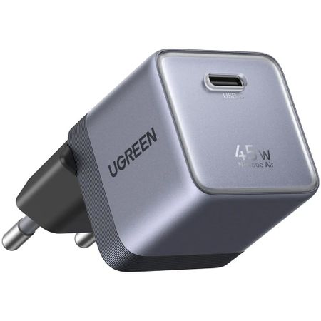 Зарядное устройство Ugreen X840 Nexode Air PPS 45W GaN Fast Charger EU серый (95692B)