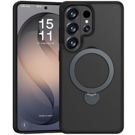 Чехол-накладка Benks Mist Magnetic with Stand для Samsung Galaxy S26 Ultra пластиковый (черный)