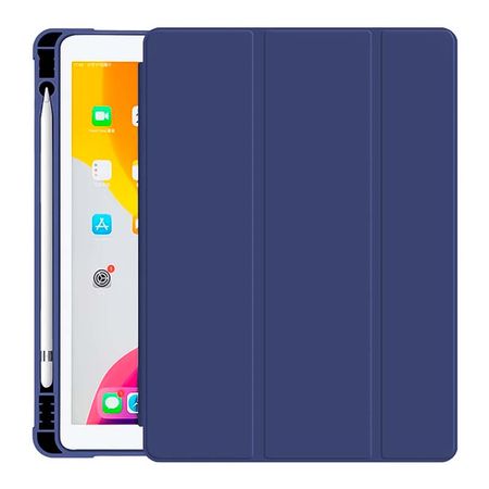 Чехол-книжка Smart Case для Apple iPad Air 4/5 и Air 11 (2024/2025), с подставкой и отделением под стилус (темно-синий)