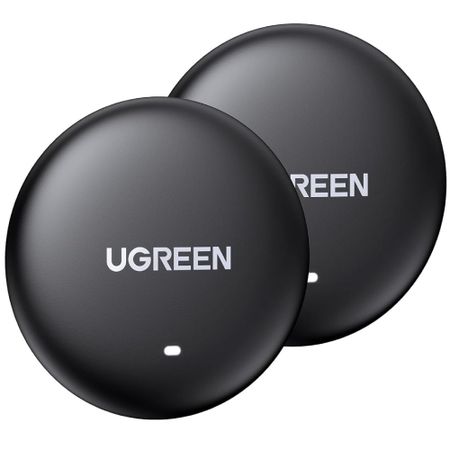 Трекер Ugreen FineTrack GPS Mini CM918 2шт. чёрный (75118A)