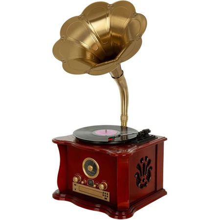 Проигрыватель виниловых пластинок Alive Audio Gramophone Wood