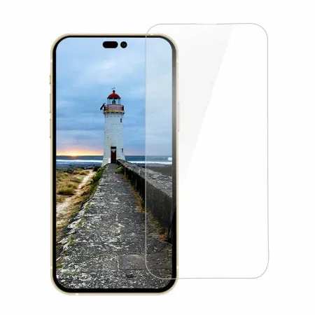 Защитное стекло ANANK 3D 9H для Apple iPhone 16 Pro Max/17 Pro Max антибликовое прозрачное (совместимо с чехлом UAG)
