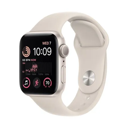 Смарт-часы Apple Watch SE Gen 2 40mm Starlight Aluminum Case with Starlight Sport Band (S/M)