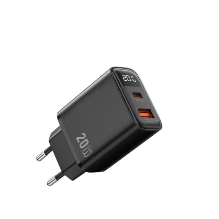 Сетевое зарядное устройство WIWU Firefly GaN 20W USB/USB-C (Wi-G009) (черный)