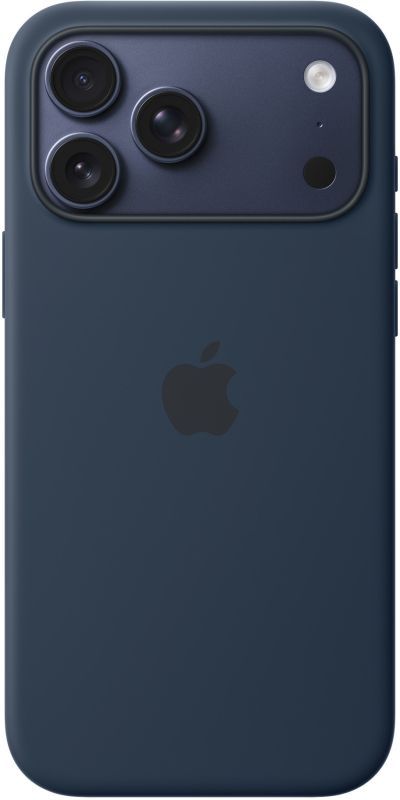 Чехол-накладка Silicone Case Series для iPhone 17 Pro Max (темно-синий)