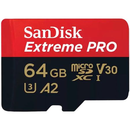 Карта памяти SanDisk Extreme Pro MicroSDXC 64 ГБ (SDSQXCU-064G-GN6MA)