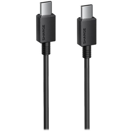 Кабель Sharge USB Type-C 1.5 м чёрный
