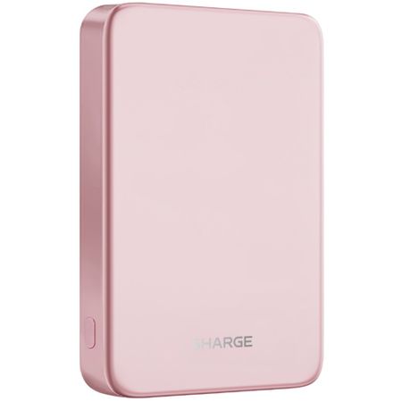 Внешний аккумулятор Sharge M7 Magnetic 10000 мАч 15W Wireless розовый