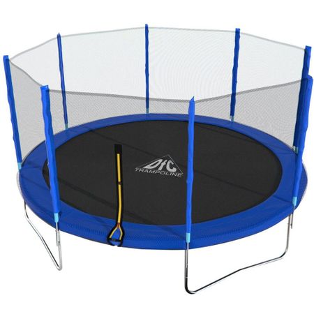 Батут DFC Trampoline Fitness 14ft Blue 14FT-TR-B