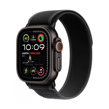 Смарт-часы Apple Watch Ultra 2 (2024) 49mm Black Titanium Case with Black Trail Loop (S/M)