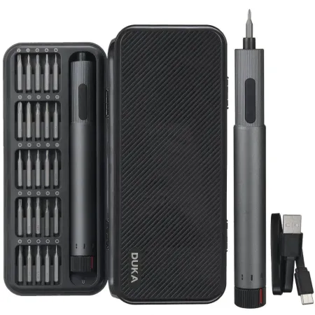 Электрическая отвертка Xiaomi DUKA Е2 Electric Precisoon Screwdriver Set 25 в 1 (черный)