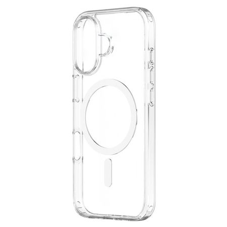 Чехол-накладка Clear Case Magsafe для iPhone 16 пластиковый (прозрачный)