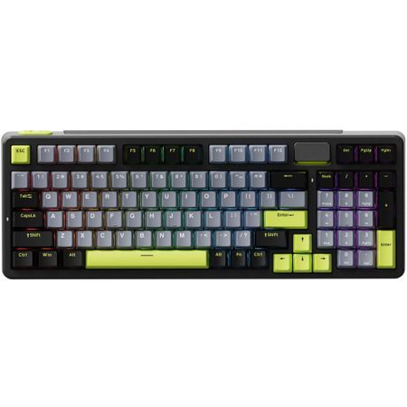 Клавиатура Rapoo V700DIY-98 чёрно-серо-зелёный
