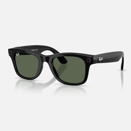 Умные очки Ray-Ban Meta Wayfarer RW4008 S53 (Matte Black/Transitions Graphite Green) (L)