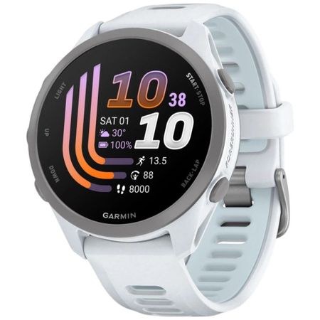 Смарт-часы Garmin Forerunner 170 42.6 мм бело-голубой (010-03920-01)