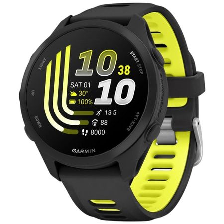 Смарт-часы Garmin Forerunner 170 Music 42.6 мм жёлто-чёрный (010-03920-10)