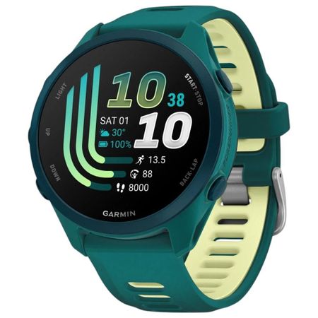 Смарт-часы Garmin Forerunner 170 Music 42.6 мм жёлто-зелёный (010-03920-12)