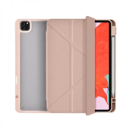 Чехол-книжка WIWU Defender Protective для Apple iPad 10 (2022)/iPad 11 (2025), с подставкой и отделением под стилус (JD-105) (розовый)