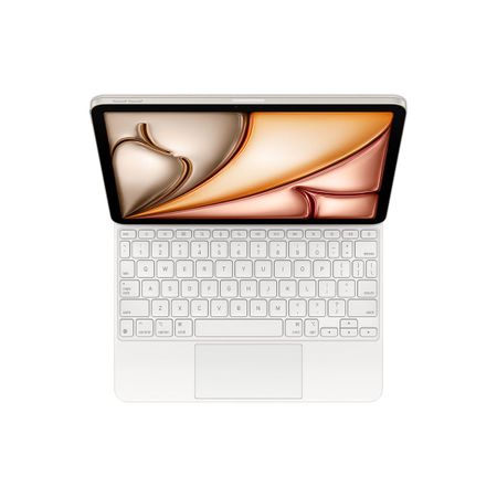 Клавиатура Apple Magic Keyboard with Trackpad для iPad Air 11 (2024/2025) русская раскладка (белый) (MDFV4)