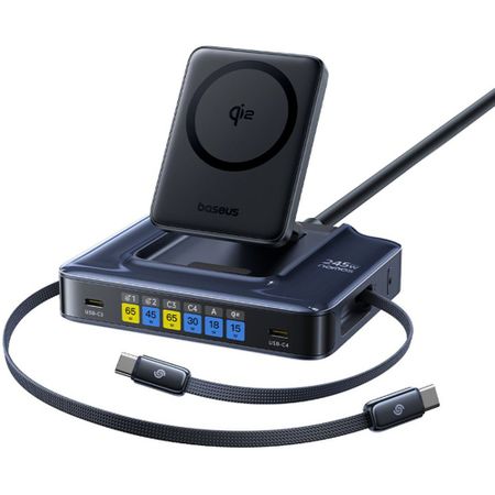 Беспроводное зарядное устройство Baseus Nomos NH21 6 в 1 245W (E0120Q00)