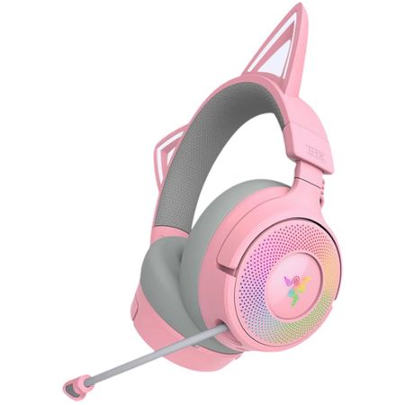 Компьютерная гарнитура Razer Kraken Kitty V3 Pro розовый (RZ04-05170200-R3M1)