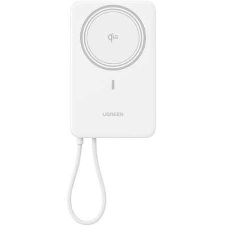 Внешний аккумулятор Ugreen PB570 MagFlow Air 10000 мАч белый (75983B)