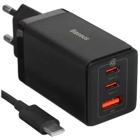 Сетевое зарядное устройство Baseus GaN5 Pro Digital Fast Charger 160W USB/2xType-C (P10110825113-00) (черный)