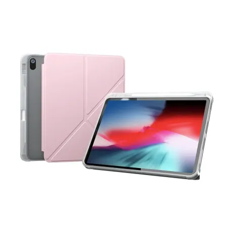 Чехол-книжка WIWU Classic III Case для Apple iPad Air 4/5 и Air 11 (2024/2025) (полиуретан с подставкой) (GF-003) (розовый)