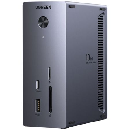 Док-станция Ugreen CM923 10 в 1 серый (55735)