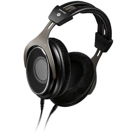 Наушники студийные Shure (SRH1840-BK) чёрный-серебристый