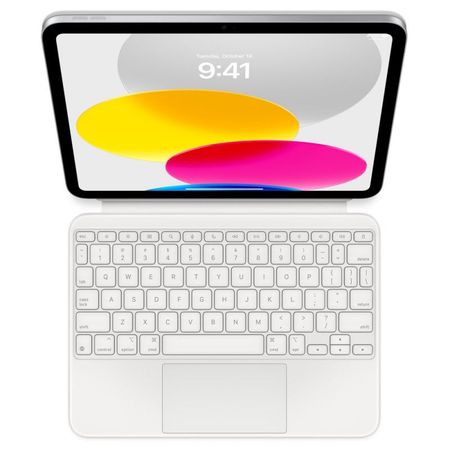 Apple Magic Keyboard Folio для iPad 10.9″ (2022, 10-го поколения) русская раскладка (белый) (MQDP3)