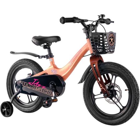 Детский велосипед Maxiscoo JAZZ Pro 16 пудра (MSC-J1641P)