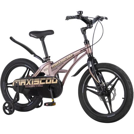 Детский велосипед Maxiscoo COSMIC Deluxe 18 бронзовый матовый (2026) (MSC-C1855D)